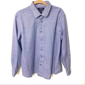 APT.9 | men’s blue checkered button down